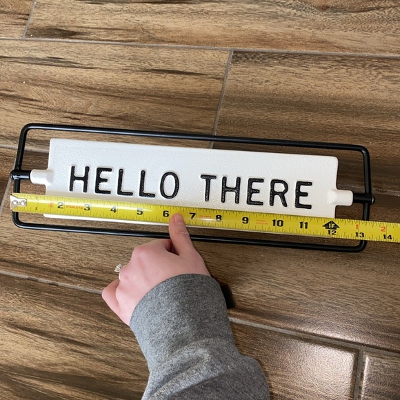 🪸Hearth & Hand with Magnolia Reversible Sign (Hello There/Miss You Already) - Picture 4 of 5